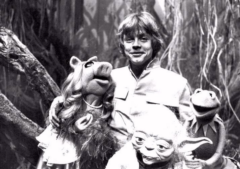 Illustration for article titled Las fotos perdidas del día en que Los Muppets visitaron Star Wars